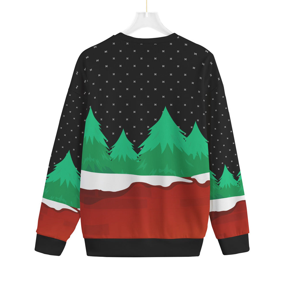 Naughty Santa Big And Tall Ugly Christmas Sweater