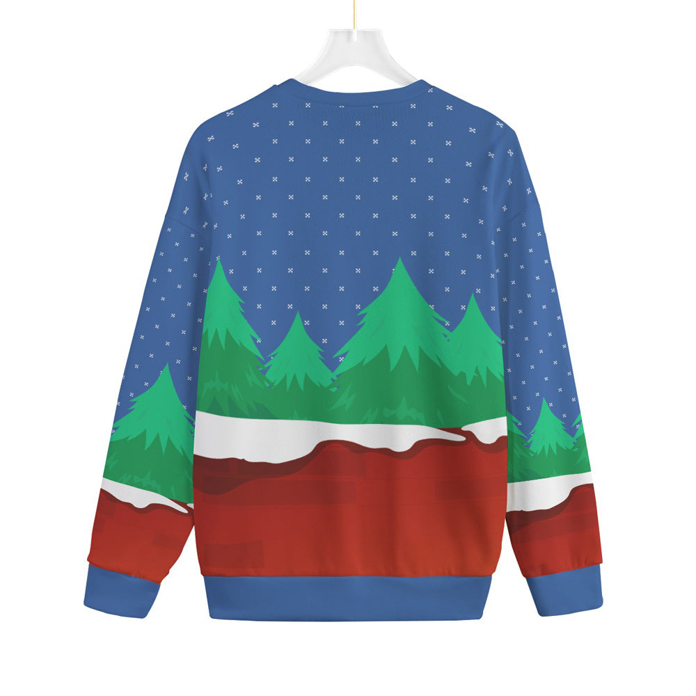 Naughty Santa Big And Tall Ugly Christmas Sweater
