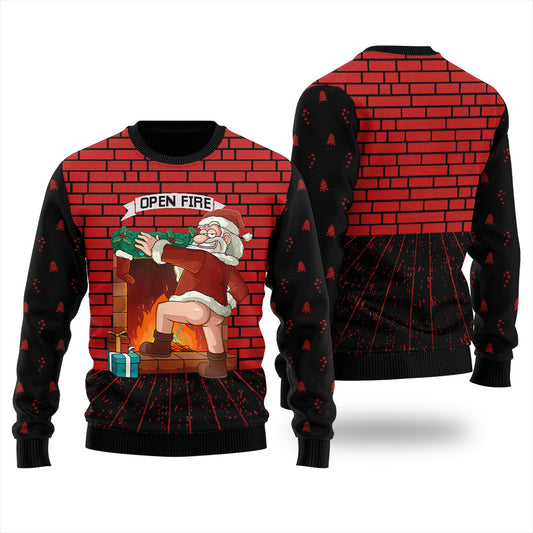 Naughty Santa Claus Christmas Sweater