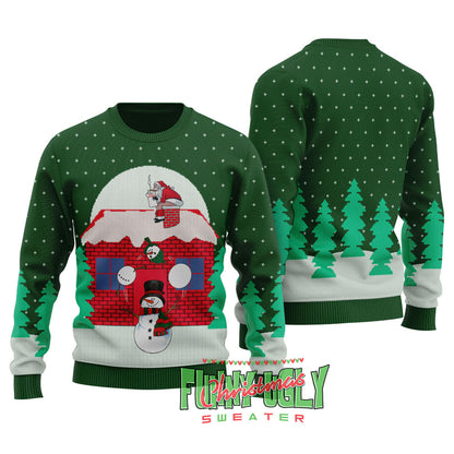 Naughty Santa Funny Ugly Christmas Sweater
