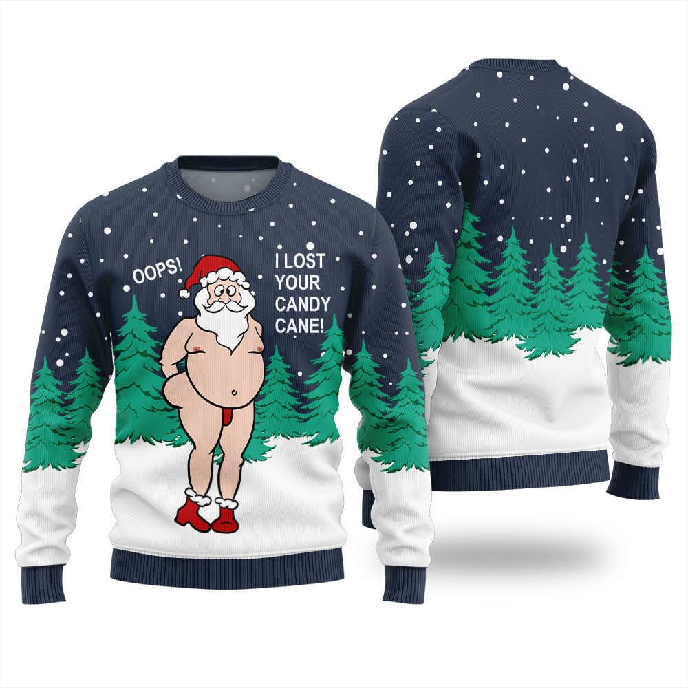 Naughty Santa Plus Size Xmas Holiday Sweater