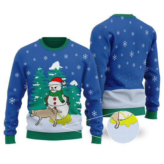Naughty Santa Ugly Christmas Sweaters Royal