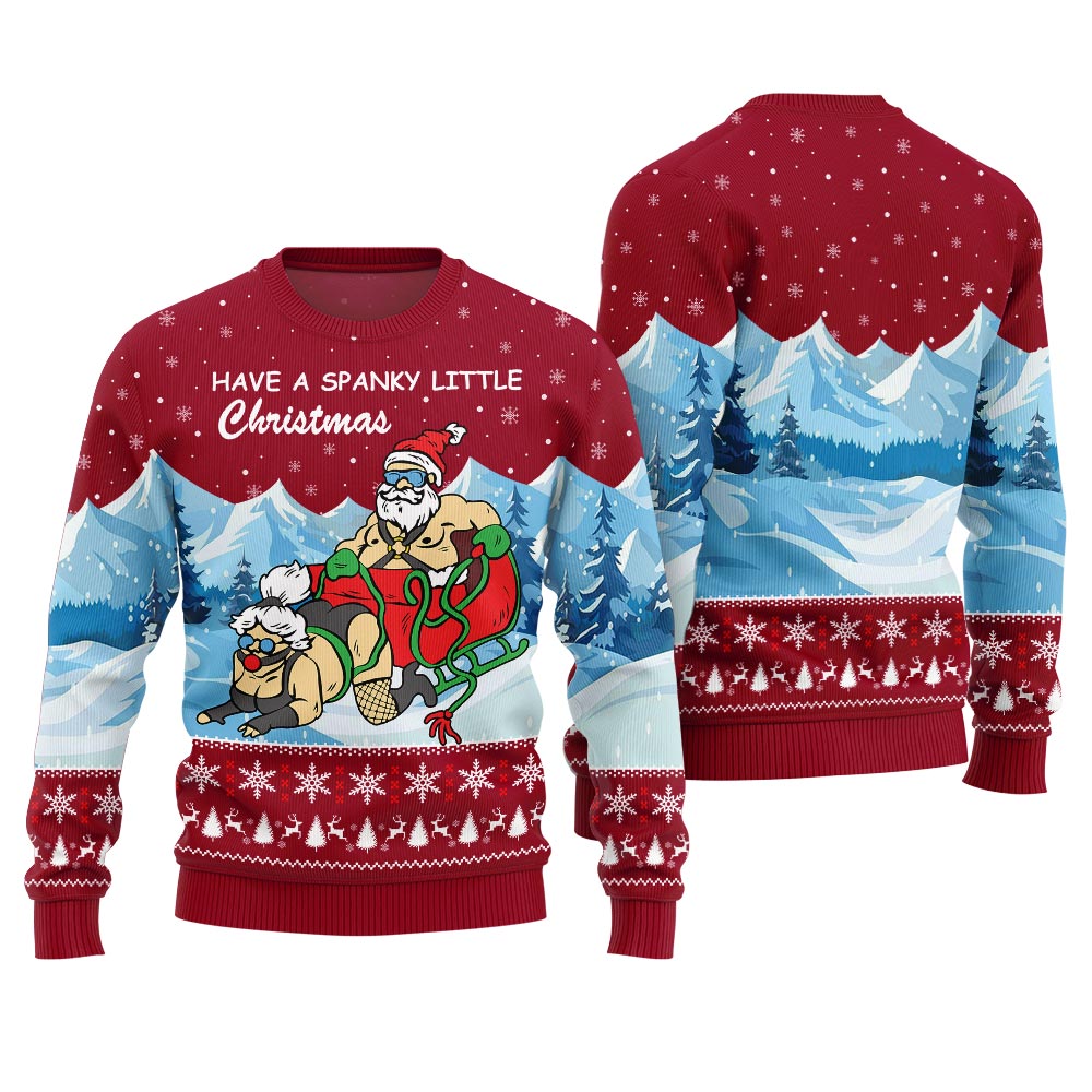 Naughty Santa Ugly Holiday Sweater