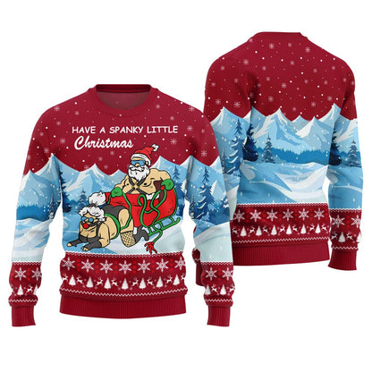 Naughty Santa Ugly Holiday Sweater