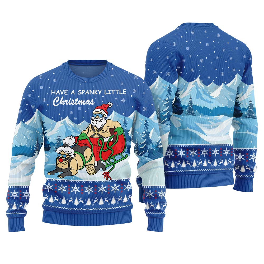 Naughty Santa Ugly Holiday Sweater