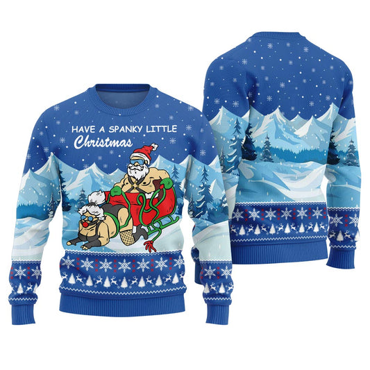 Naughty Santa Ugly Holiday Sweater