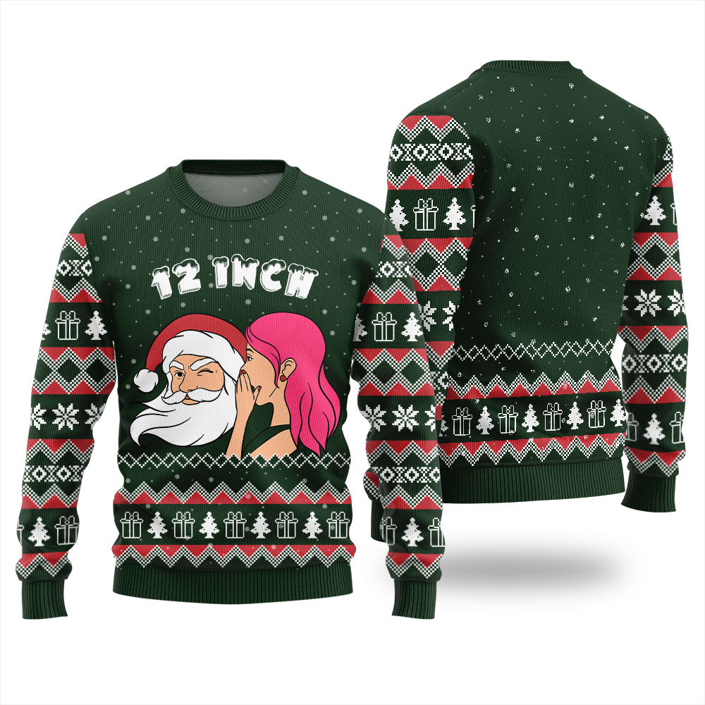 Naughty Santa 12 Inch Surprise Ugly Christmas Sweater