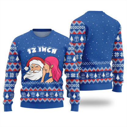 Naughty Santa 12 Inch Surprise Ugly Christmas Sweater