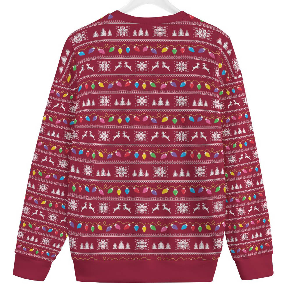 Naughty Shades Of Santa Womens Christmas Sweaters Plus Size