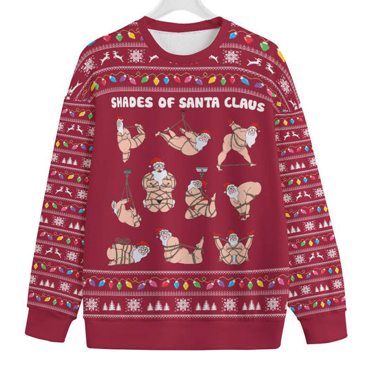 Naughty Shades Of Santa Womens Christmas Sweaters Plus Size