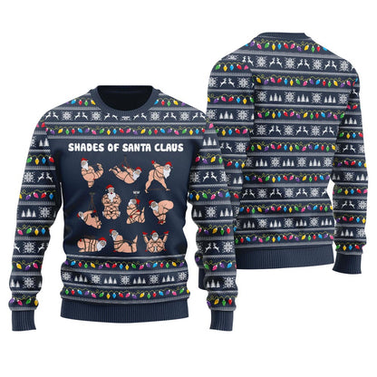 Naughty Shades Of Santa Ugly Sweater
