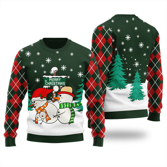 Naughty Snowman Christmas Sweater