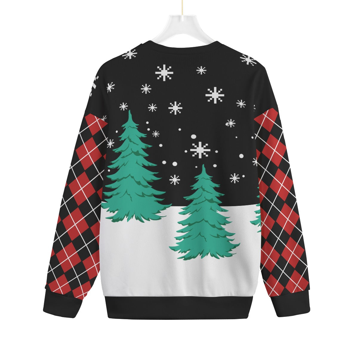 Naughty Snowman Men Big And Tall Christmas Sweater