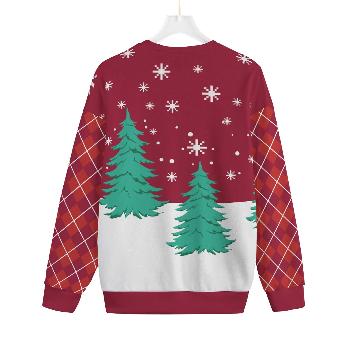 Naughty Snowman Men Big And Tall Christmas Sweater