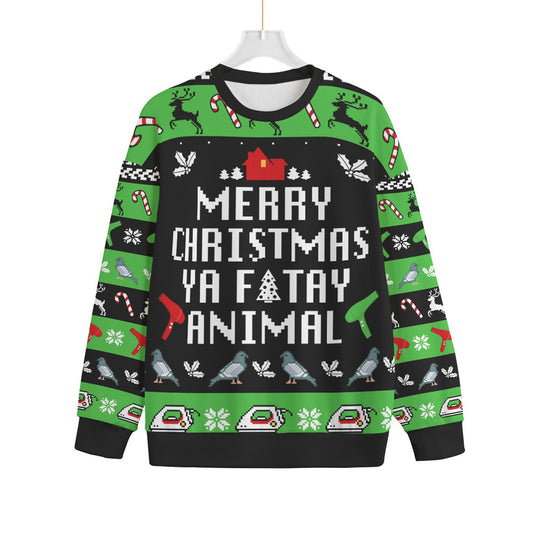 Naughty Ya Filthy Animal Men's Plus Size Christmas Sweater