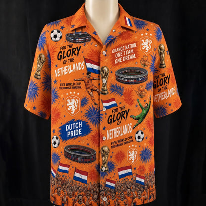 All Teams World Cup Champion Football Soccer Unisex Button-Up Hawaiian Shirt For Men & Women
