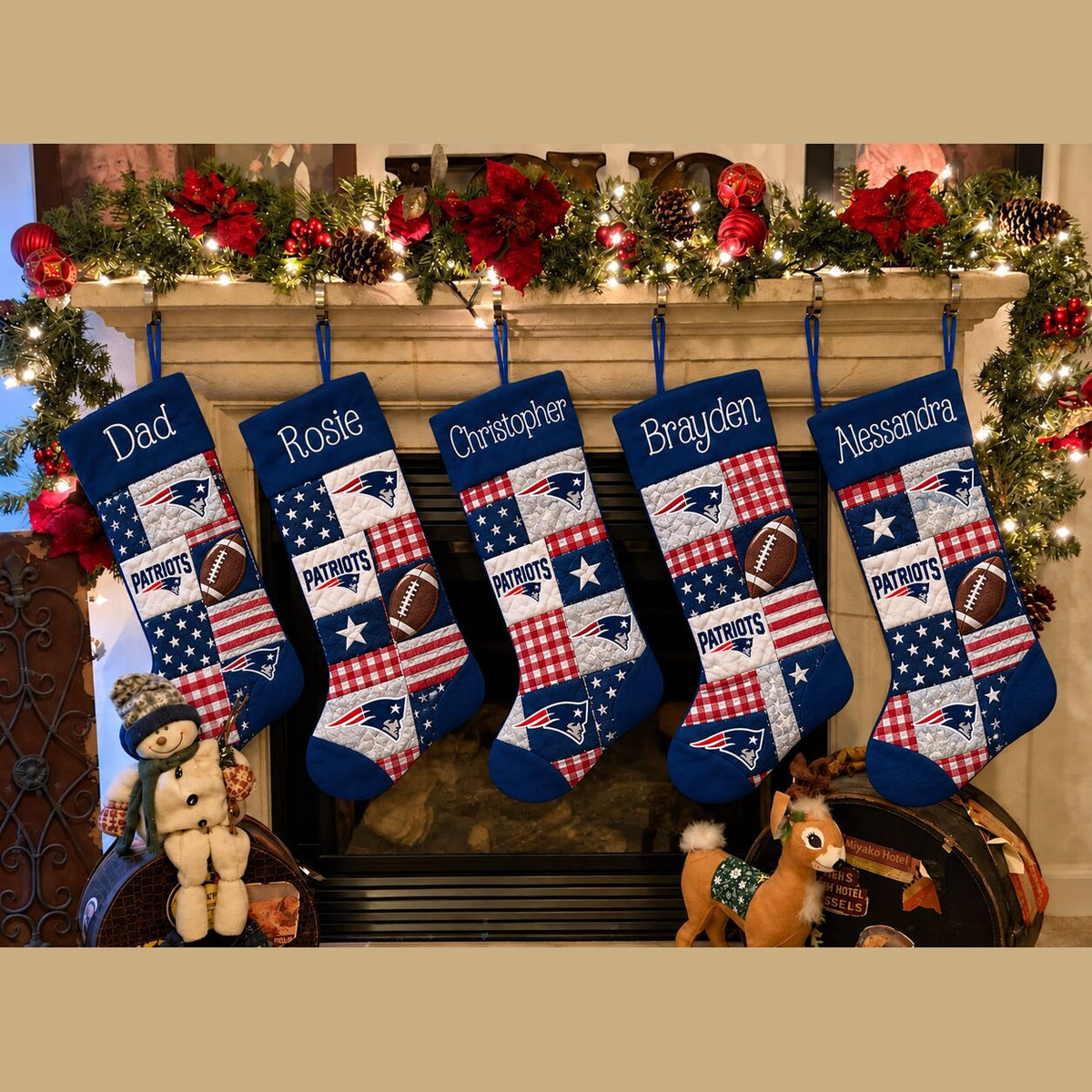 All Football Teams Team-Inspired Holiday Christmas Stocking for Football Fans - 5To9Vibe