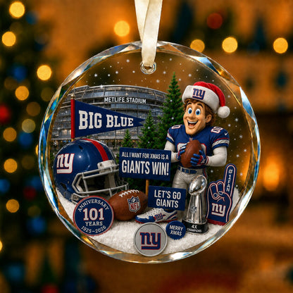 All Football Teams Christmas Glass Ornament With Gift Box Trending - 5to9vibe