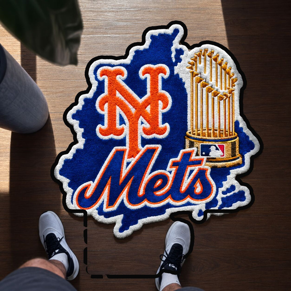 Alfombra personalizada de bienvenida premium de equipo de la MLB – Felpudo de béisbol personalizado