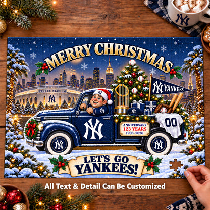 Baseball team Style 20 Jigsaw Puzzle mockup | 5To9Vibe