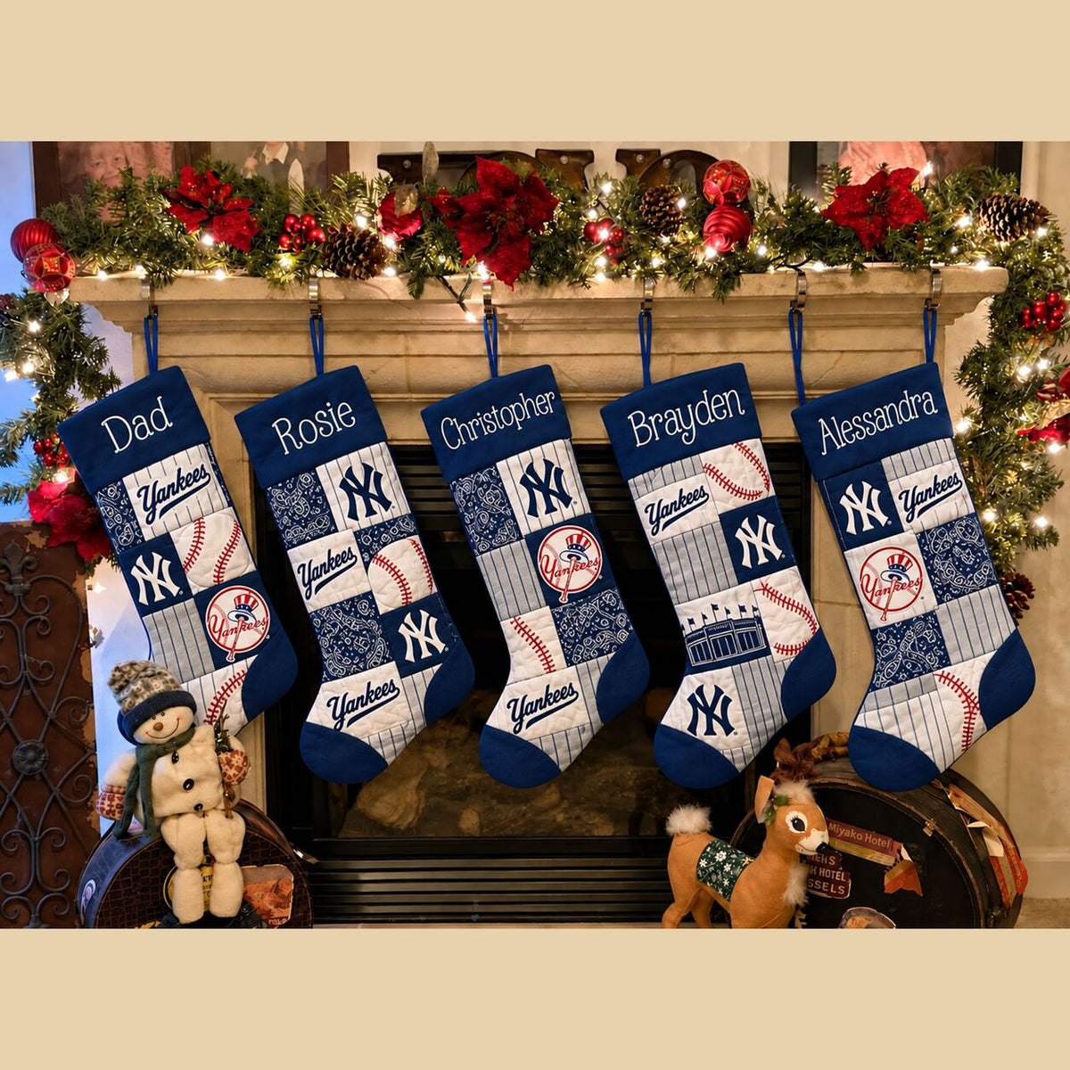 Alfombra personalizada de bienvenida premium de equipo de la MLB – Felpudo de béisbol personalizado