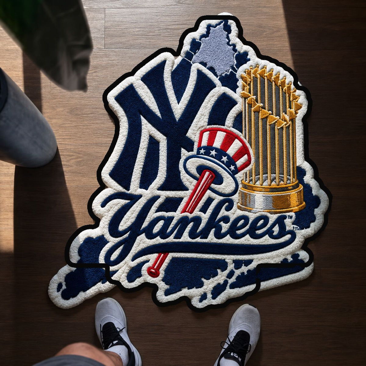 Alfombra personalizada de bienvenida premium de equipo de la MLB – Felpudo de béisbol personalizado
