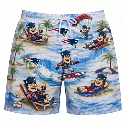 NEP Football Mascot Beach Viber Unisex Hawaiian Shirt For Men & Women