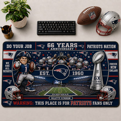 All Football Anniversary For Fans Desk Mat Mouse Pad Plus Size Trending - 5to9vibe