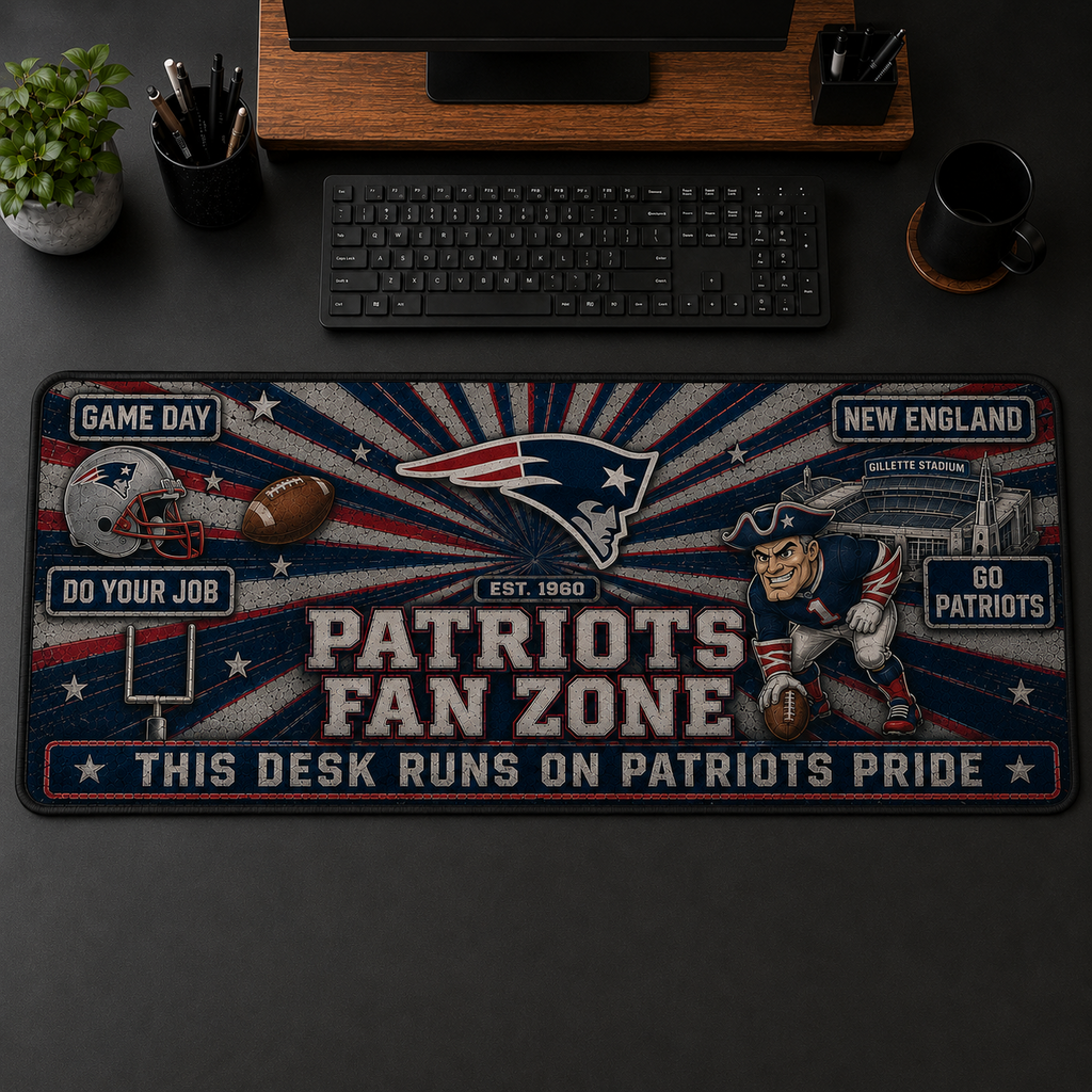 All Football Teams Fans Zone Desk Mat Mouse Pad Plus Size Trending - 5to9vibe