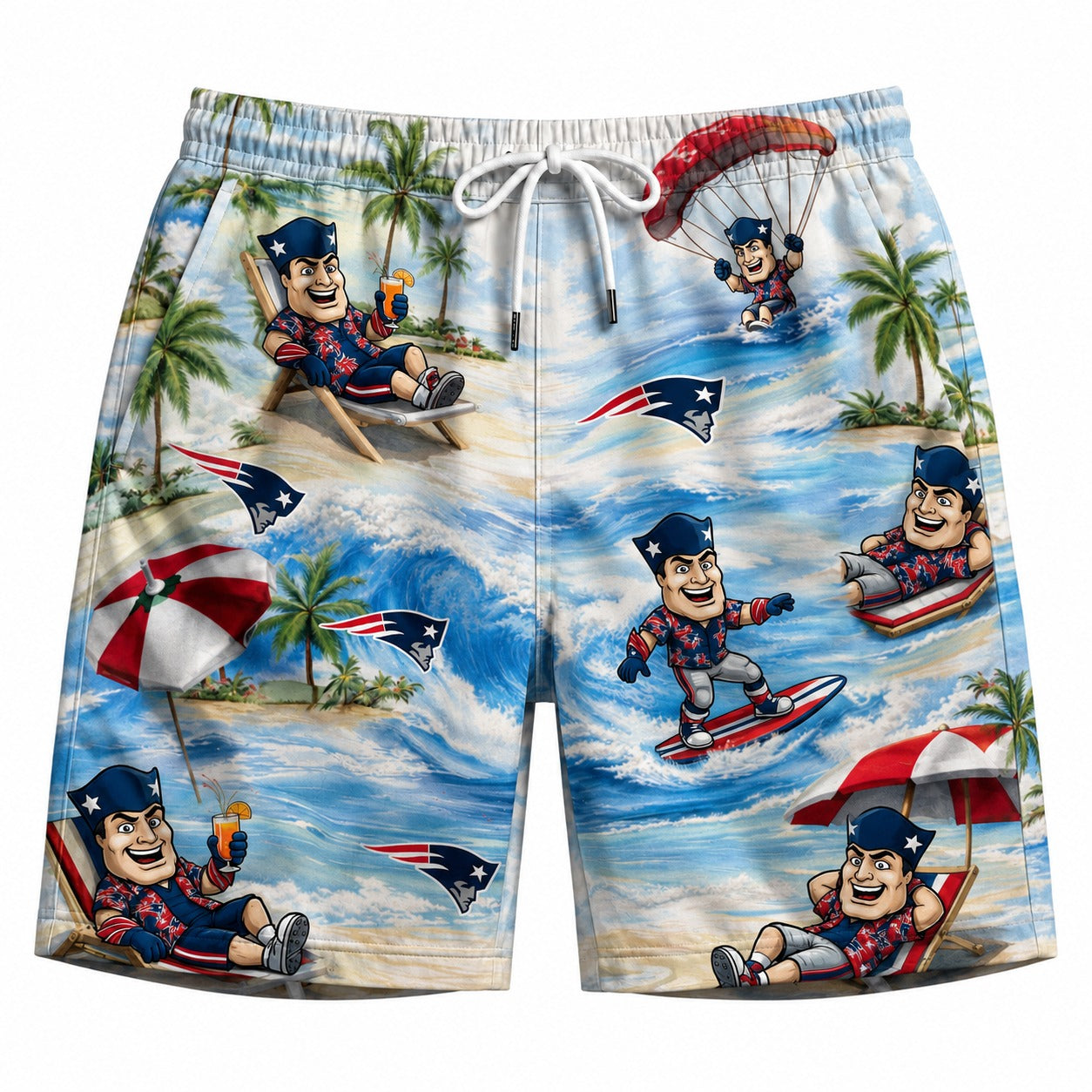 All Football Teams Mascot Beach Viber Unisex Hawaiian Shirt For Men & Women