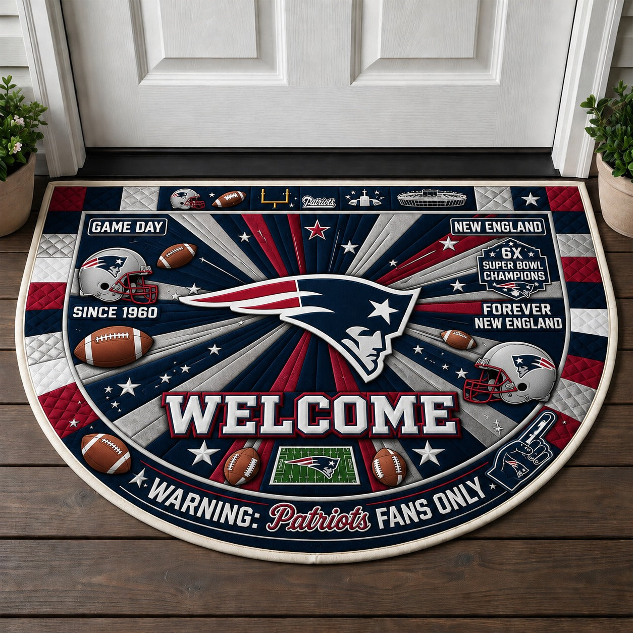 Alfombra personalizada de bienvenida premium de equipo de la MLB – Felpudo de béisbol personalizado