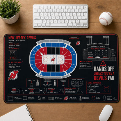 All Hockey Stadiums Arena Blueprint Desk Mat Mouse Pad Plus Size Trending - 5to9vibe