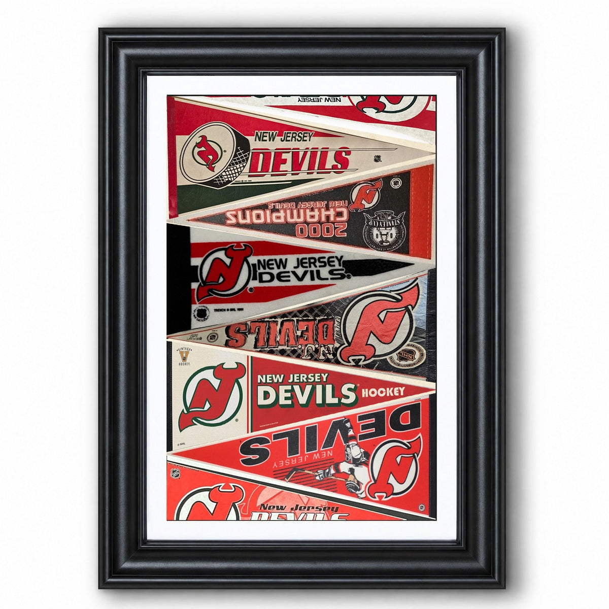 All Hockey Teams Vintage Pennant Anniversary For Fans No Frame Vertical Poster - 5to9vibe