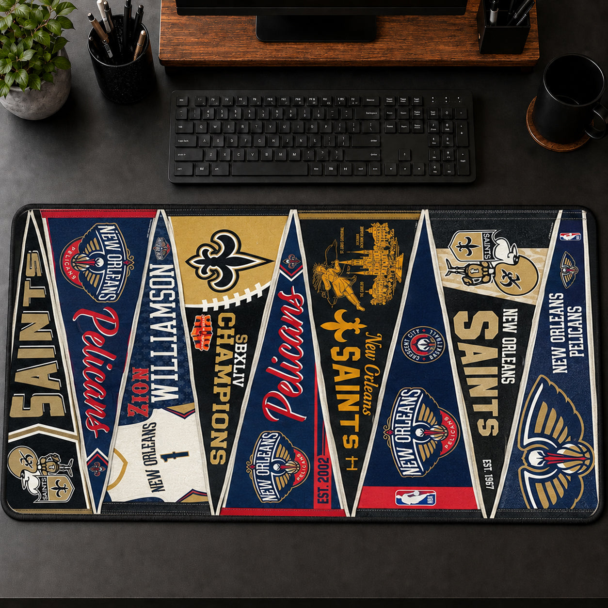 All Sport Teams City Vintage Anniversary For Fans Desk Mat Mouse Pad Trending - 5to9vibe