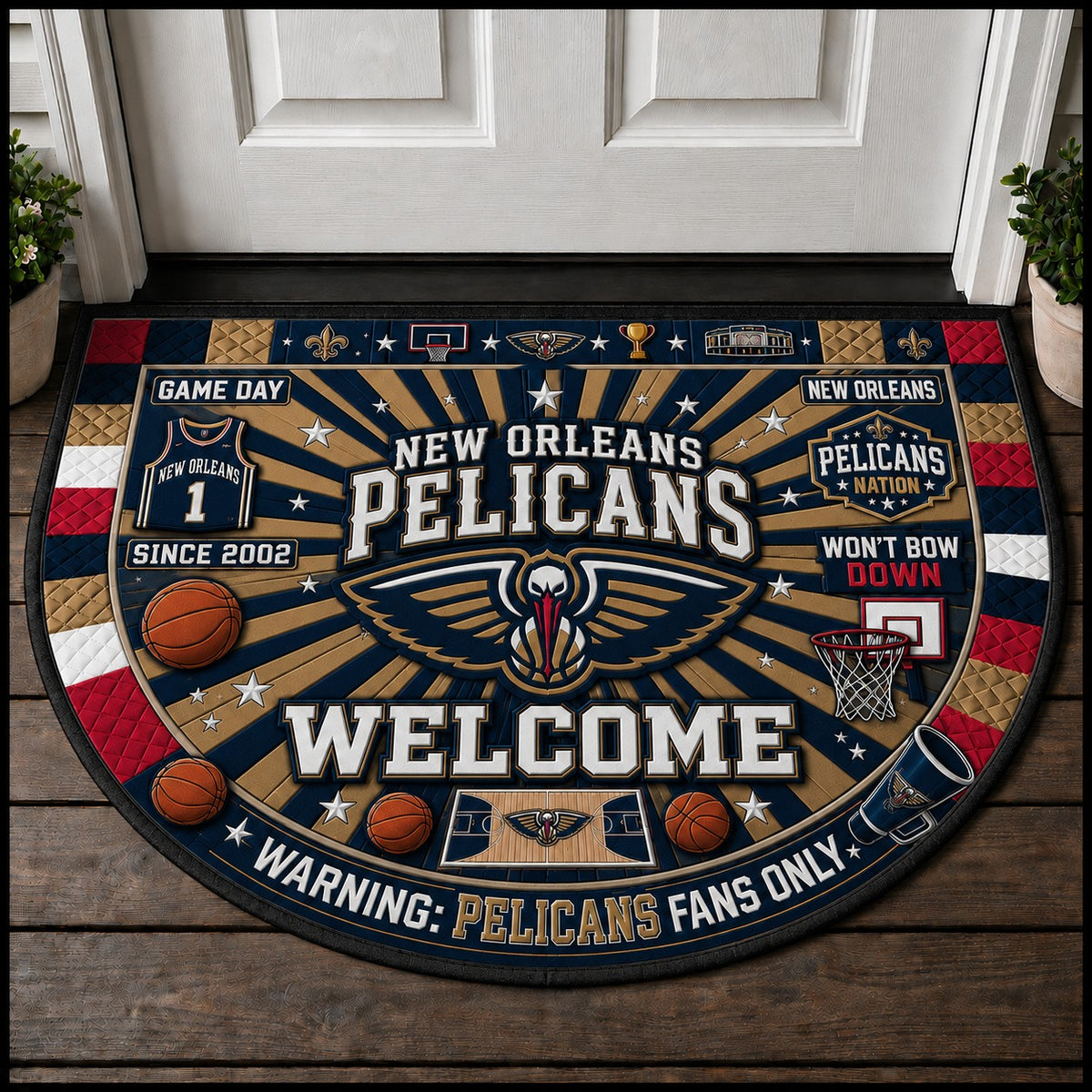 BB All Teams Custom Premium Welcome Mat – Personalized  Doormat