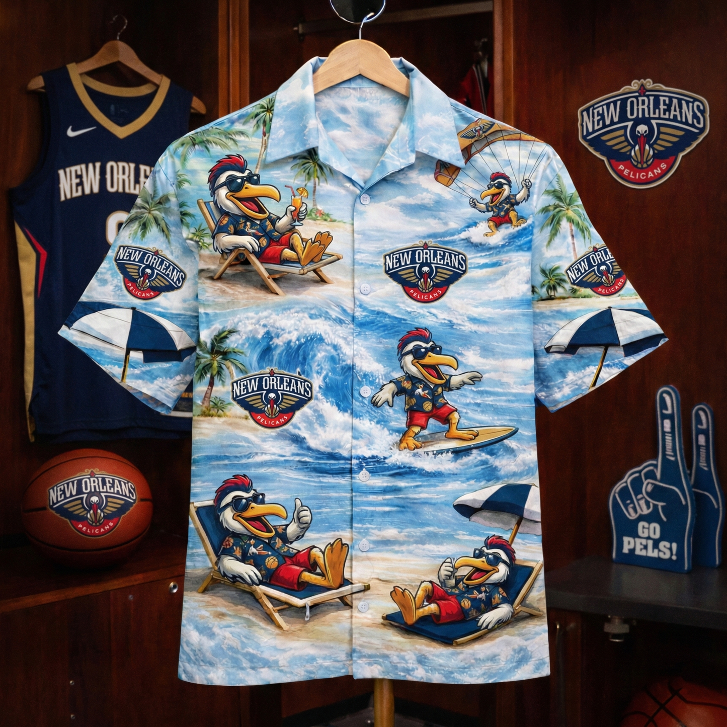 All Basketball Teams Mascot Beach Viber Unisex Hawaiian Shirt For Men & Women