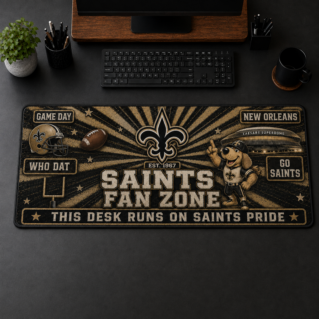 All Football Teams Fans Zone Desk Mat Mouse Pad Plus Size Trending - 5to9vibe