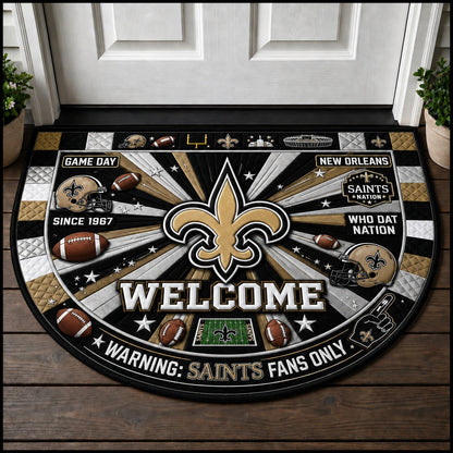 Football All Teams Custom Premium Welcome Mat – Personalized Doormat