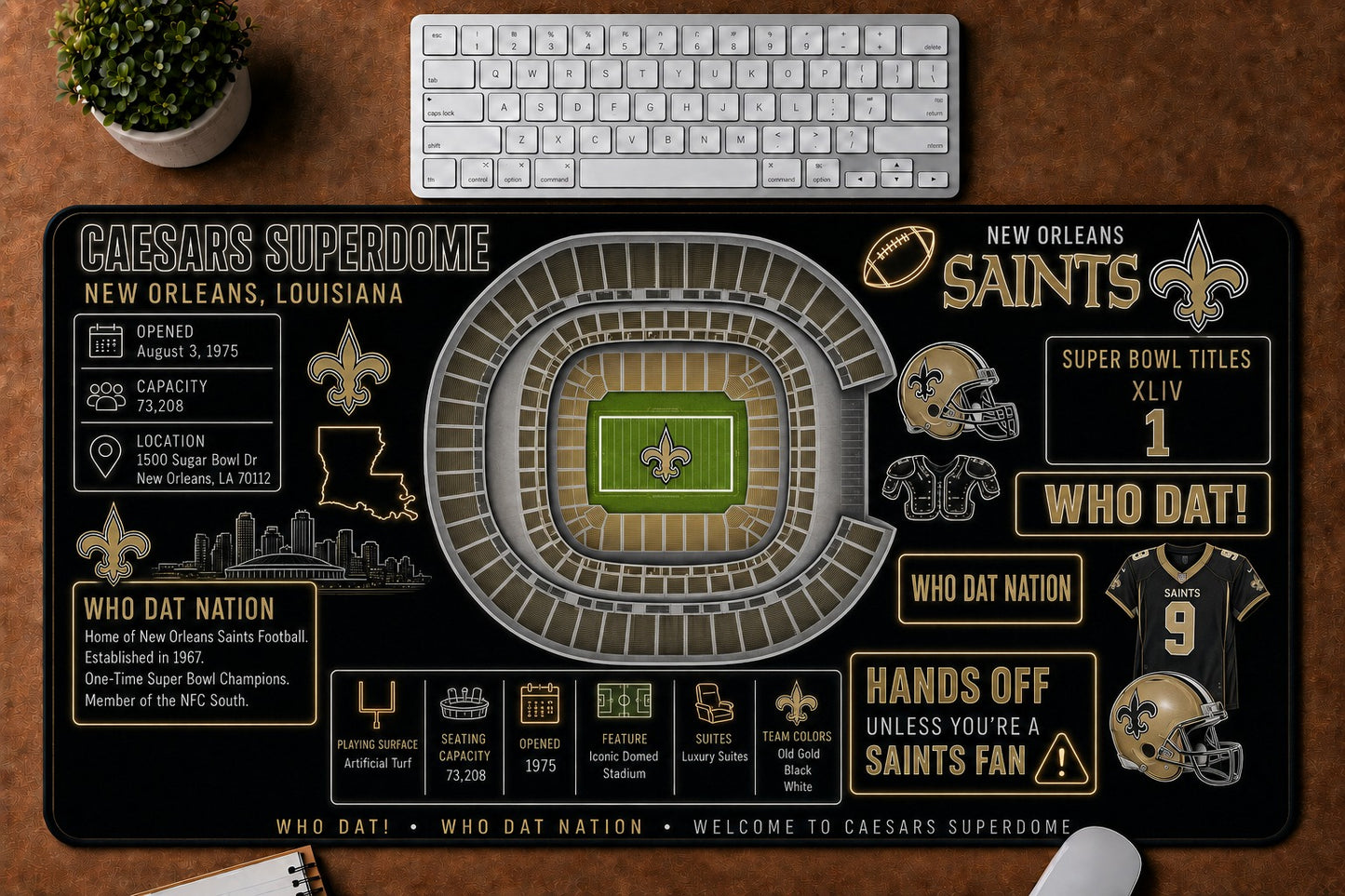 All Football Stadium Infographic Desk Mat Mouse Pad Plus Size Trending - 5to9vibe