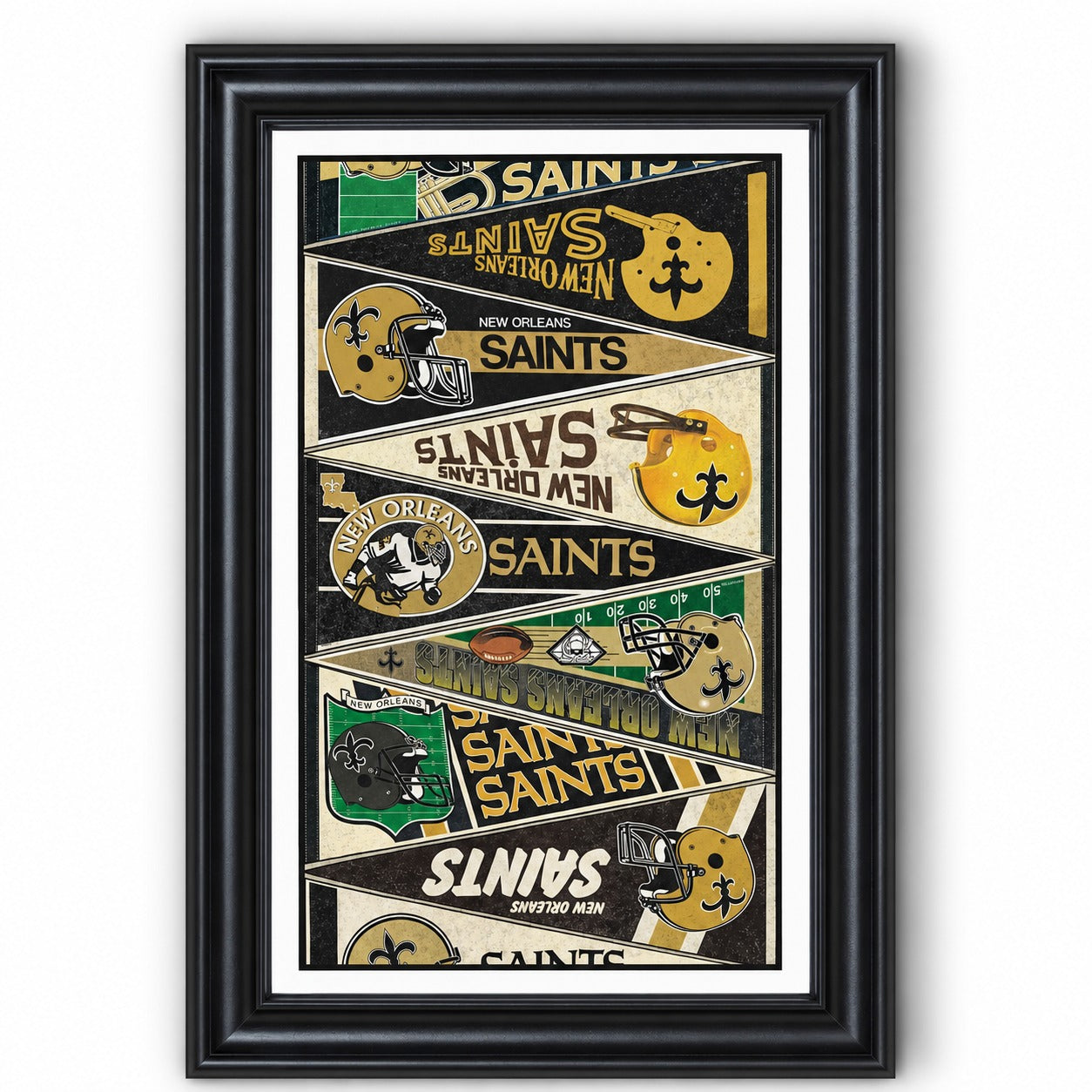 All Football Teams Vintage Anniversary For Fans No Frame Vertical Poster - 5to9vibe