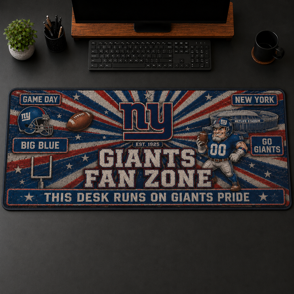 All Football Teams Fans Zone Desk Mat Mouse Pad Plus Size Trending - 5to9vibe