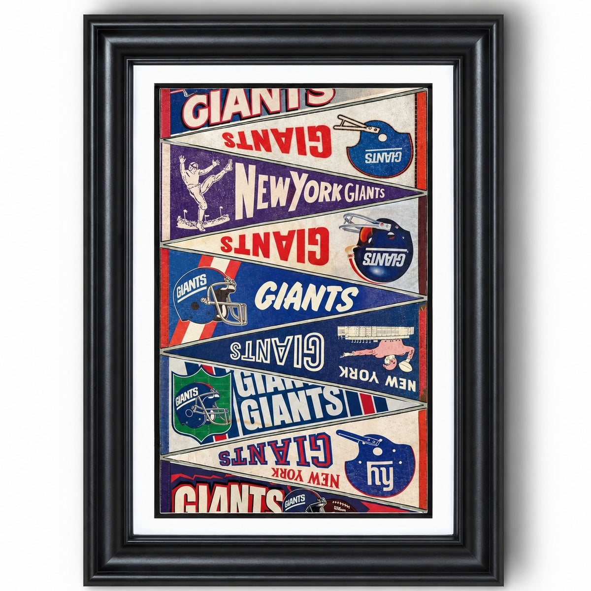 All Football Teams Vintage Anniversary For Fans No Frame Vertical Poster - 5to9vibe