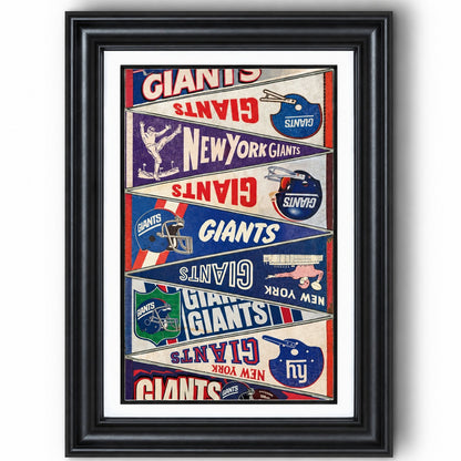 All Football Teams Vintage Anniversary For Fans No Frame Vertical Poster - 5to9vibe