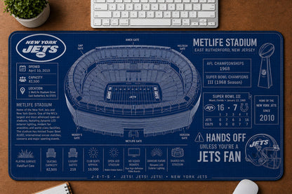 All Football Stadium BluePrint Desk Mat Mouse Pad Plus Size Trending - 5to9vibe