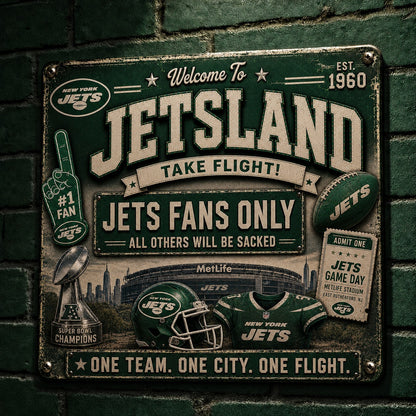 All Football Fans Teams Rustic Only Vintage Metal Sign - 5to9vibe