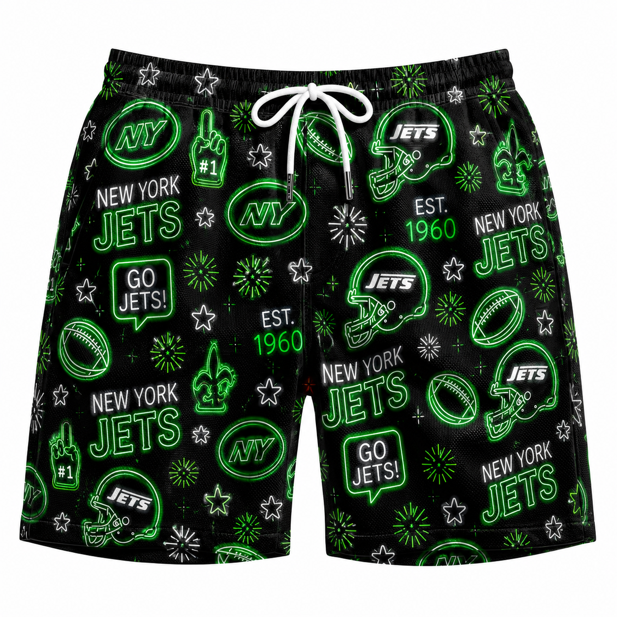 All Football Teams Neon Vibe Summer Button-Up Unisex Hawaiian Shirt For Men and Women-Hawaiian Shirt-5TO9VIBE