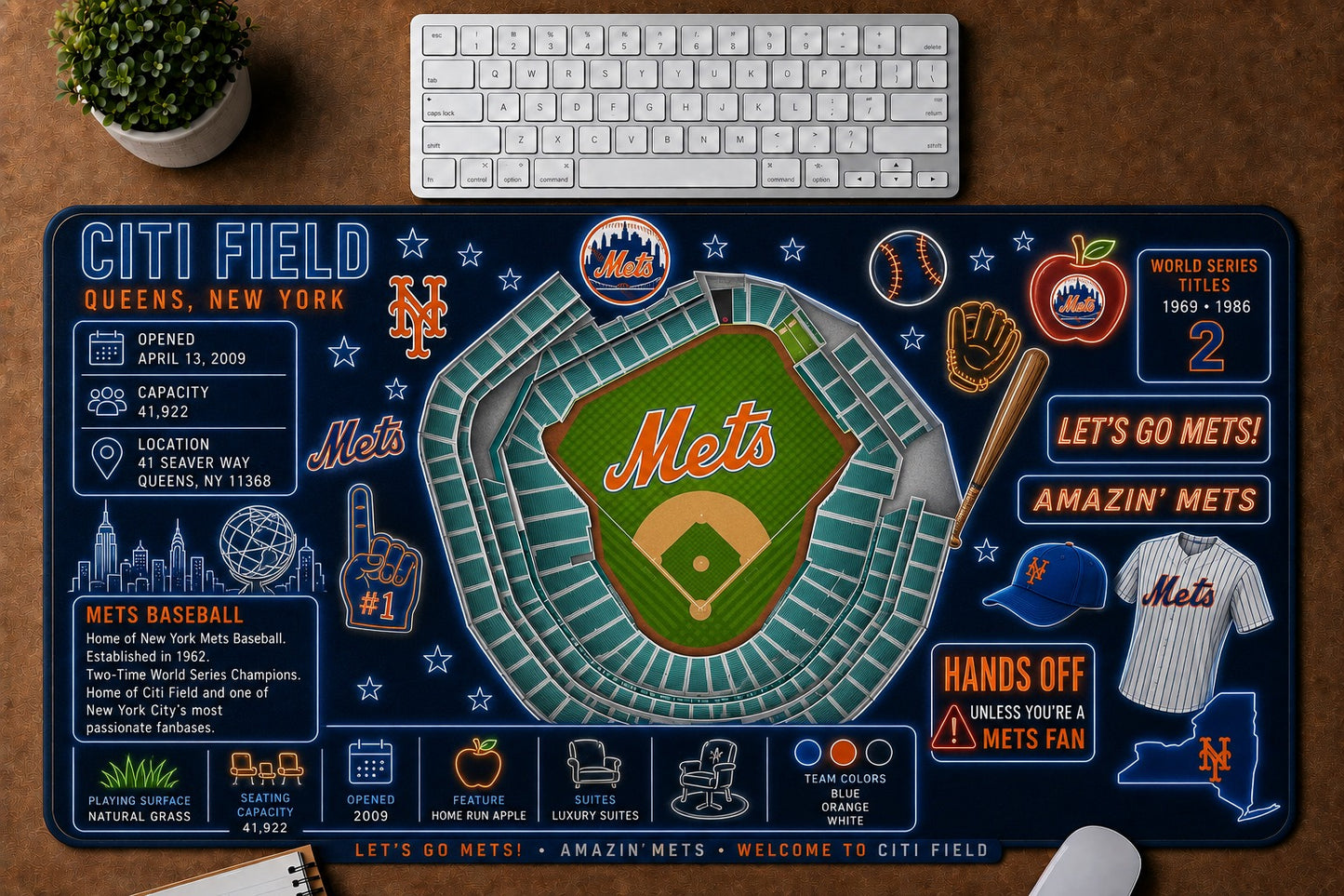 All Baseball Stadiums Infographic Desk Mat Mouse Pad Plus Size Trending - 5to9vibe
