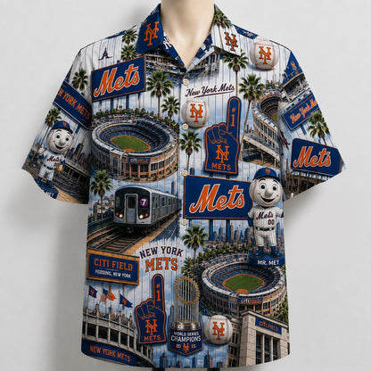 All Baseball Teams Iconic Moments Aloha Shirt for Baseball Fans Button Up Unisex Hawaiian Shirt For Men and Women