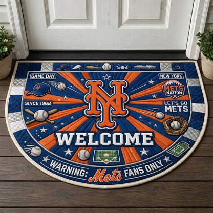 Baseball All Teams Custom Premium Welcome Mat – Personalized Baseball Doormat
