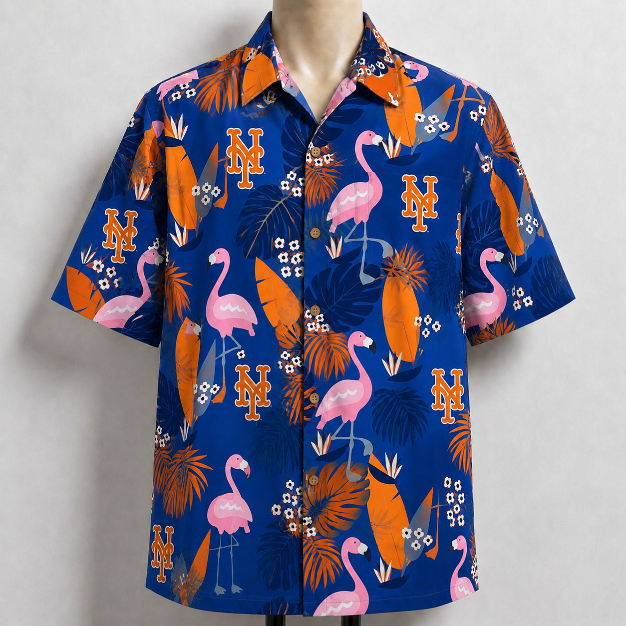 All Baseball Teams Flamingo Hawaiian Shirt | Tropical Baseball Button Up Unisex Hawaiian Shirt For Men and Women